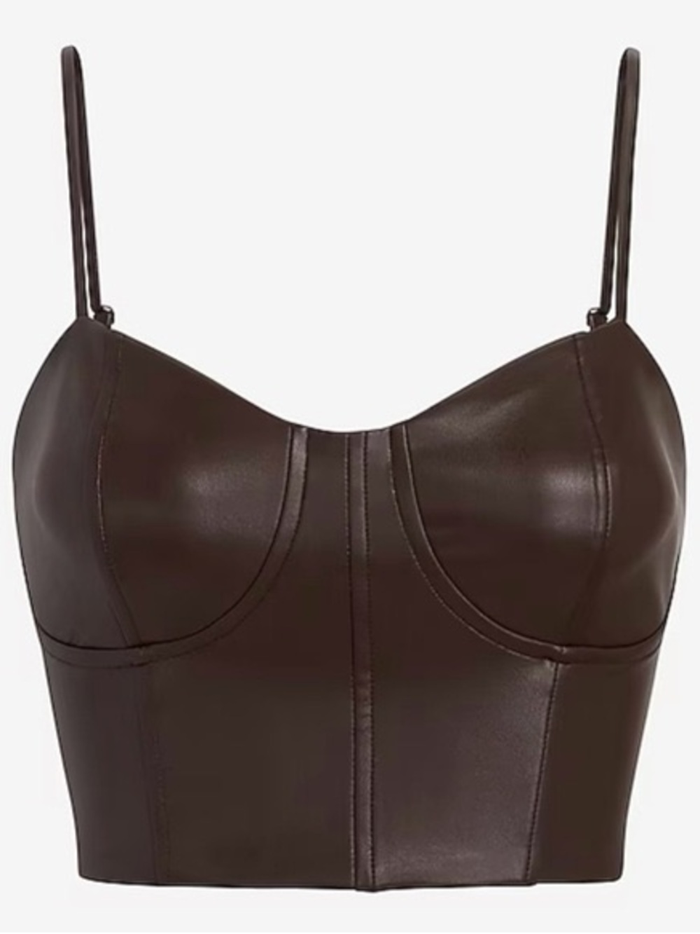NWT 🏷️ Express BC Pleather Seemed Corset Cami Size: Medium